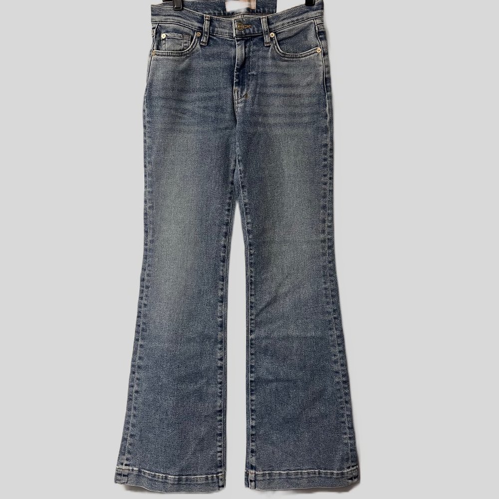 NWT! For all 7 Mankind LUXE VINTAGE HIGH WAIST SLIM KICK 27